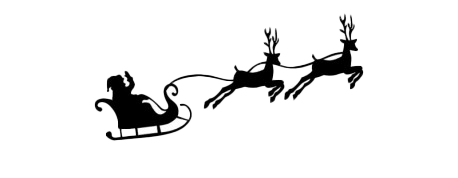 applique en flex thermocollant pere noel sur son traineau v1